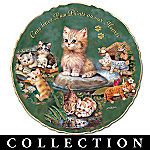 Faithful, Furry Friends Cat & Kitten Porcelain Collector Plate Collection